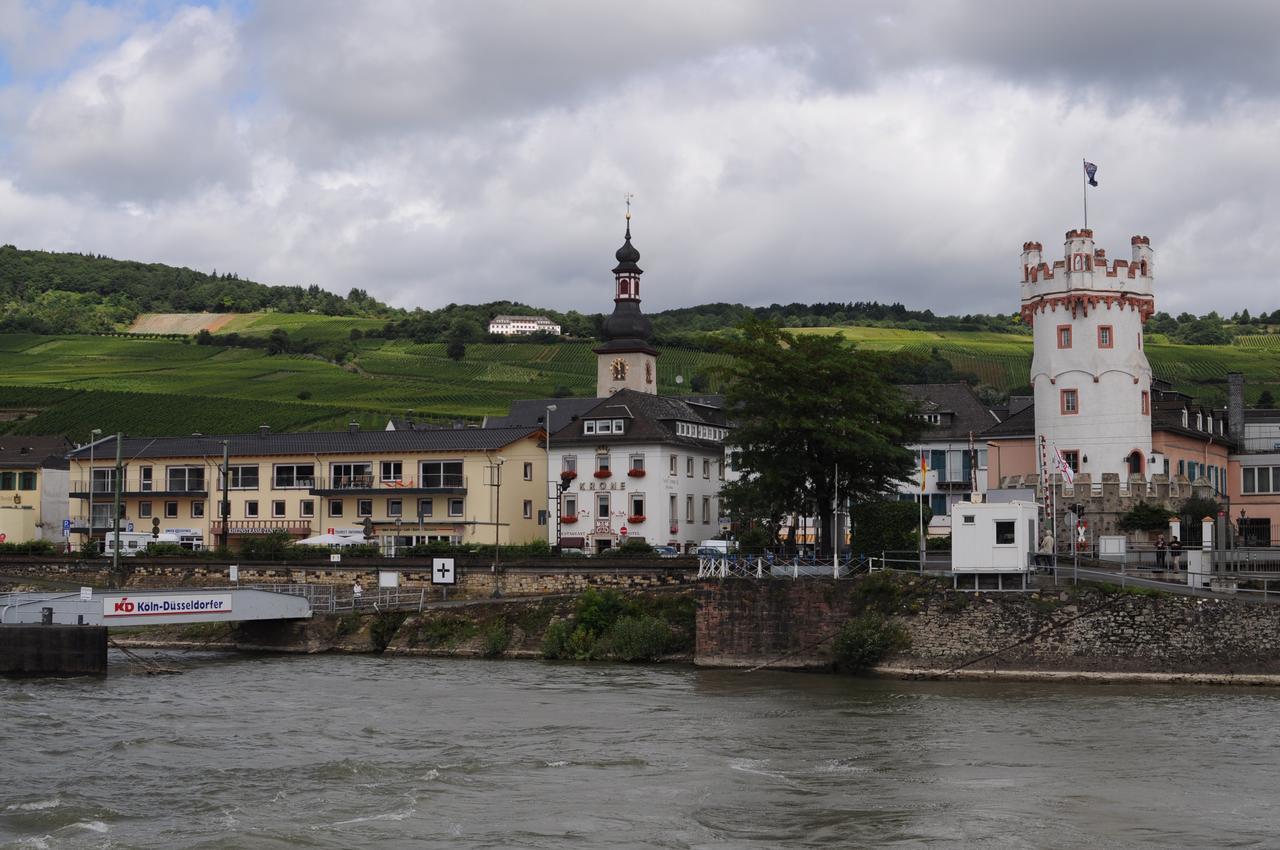 Hotel Krone Ruedesheim Ruedesheim am Rhein Exterior photo